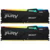 RAM 32GB (Kit of 2*16GB) DDR5-5200MHz KINGSTON FURY Beast DDR5 RGB EXPO 