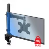 Suport pentru monitor  ESPERANZA Arm for 1 monitor 10"-27"  Esperanza HORKOS ERW017, Adjustable desk display mounting arm, Tilt adjustment (up/down): +80o/-90o, Right/left adjustment: 