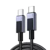 Кабель  UGREEN UGREEN Cable Type-C to Type-C 1m 480Mbps 6A 240W L513, Gray 