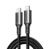 Cablu  UGREEN UGREEN Cable Type-C to Type-C 3A 60W 1m 480Mbps, Gray 