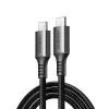 Cablu  UGREEN UGREEN Cable Type-C to Type-C 3A 60W 2M, Black Gray | US567 