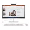 PC All-in-One  HP All-in-One PC - 23.8” HP ProOne 240 G10 FHD IPS, Intel Core i5-1334U, 1x16GB (2 slots) DDR4 SODIMM, 512Gb SSD 2280 PCIe NVMe, Intel Iris Xe Graphics, 5MP WebCam, WiFi6 + BT5.3, LAN, HDMI Out, 1xUSB-C 3.2 G1, 90W AC Adapter, White USB KB+MS HP 125, Fr 