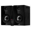 NULL  SVEN SVEN SPS-721 Black,  2.0 / 2x25W RMS, Bluetooth v. 2.1 +EDR, USB flash, SD card, remote control, Headphone input, glossy black front panels, wooden. SV SPS-721 Black 
