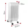 Radiator cu ulei  ADLER Масляный обогреватель Adler AD-7815 