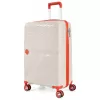 Valiza  CCS Чемодан CCS 5239 S White/Orange 