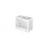 Carcasa fara PSU  DEEPCOOL DEEPCOOL ”CH160 PLUS WH” Micro-ATX Case, with Magnetic Hybrid Tempered Glass Side Panel, without PSU, Pre-installed: Rear 1x120mm ARGB fan, Front 2x140mm PWM ARGB fans, Front 360mm radiator support, GPU arm, Magnetic filters, 26mm Cable Management, 1 