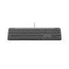 Клавиатура беспроводная  LOGITECH Logitech Signature Slim Wired Keyboard K620 for Business - GRAPHITE, USB-C, US INT'L 