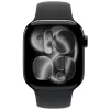 Смарт часы  APPLE Apple Watch Series 11 GPS, 42mm Jet Black Aluminium Case with Black Sport Band - S/M, MEQT4 