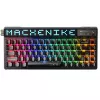 Комплект (клавиатура+мышь)  Machenike Wireless Machenike KT68 Pro Tri-Mode Black North 68 Transparent Keycaps Mechanical Gateron Brown Switch RGB Keyboard KT68 Pro 