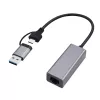 Adaptor  GEMBIRD Adapter Type-C/USB3.0 to LAN F, Cablexpert, LAN: 2.5 Gigabit, A-USB3AC-LAN2G-01 
