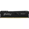 Модуль памяти  KINGSTON 8GB DDR4-3200  Kingston FURY® Beast DDR4, PC25600, CL16, 1Rx8, 1.35V, Kingston’s proprietary chips, Auto-overclocking, Asymmetric BLACK low-profile heat spreader, Intel XMP Ready (Extreme Memory Profiles) 