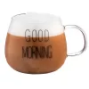 Кружка  Ardesto Glass cups Ardesto  Good Morning Set 430 ml 2pcs, AR2643BMR 