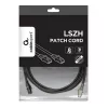 Патчкорд  Cablexpert Patch Cord Cat.8  2.0m, Black, PP8-LSZHCU-BK-2M, Cablexpert, Low Smoke Zero Halogen (LSZH) 
