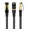 Патчкорд  Cablexpert Patch Cord Cat.8  7.5m, Black, PP8-LSZHCU-BK-7.5M, Cablexpert, Low Smoke Zero Halogen (LSZH) 