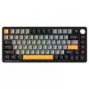 Gaming keyboard  Machenike Wireless Machenike K600-B82W Tri-mode Black 82 PBT Keycaps Mechanical GR-Silver Switch RGB Keyboard K600-B82W Black 