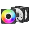 Cooler pentru carcasa  ARCTIC Case/CPU FAN Arctic P12 Pro A-RGB Black 3-PACK, A-RGB PWM Fan with Cable Splitter, 120x120x25 mm, 4-Pin-Connector + 4-Pin-Socket, 600-3000rpm, Airflow 77 cfm / 131 m3/h, ACFAN00310A 