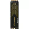 SSD  TRANSCEND .M.2 NVMe SSD 2.0TB  Transcend 255S [PCIe 4.0 x4, R/W:7400/6500MB/s, 700/500K IOPS, 1200TBW, 3D-NAND TLC,  Graphene Heatsink] 