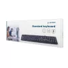 Клавиатура  GEMBIRD Keyboard Gembird KB-U-103-UA, Full size, Silent, 1.8m, USB, EN/UA, Black 
