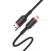 Cablu  Jokade Jokade Cable USB-A to Lightning 3A, 20W, 1m JA019, Black 