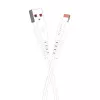 Cablu  Jokade Jokade Cable USB-A to Lightning 5A 1M JA043, White 