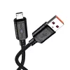 Кабель  Jokade Jokade Cable USB to Micro-USB 3A 1.2m Intelligent Power-off JA049, Black 