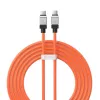 Cablu  Baseus Baseus Cable CoolPlay Series Type-C to Type-C 5A 100W 2m, Orange 