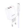 Incarcator  Jokade Jokade Wall Charger with Cable USB-A to Lightning Dual Port JB024 3A, White 