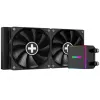 AIO Liquid cooling  xilence XILENCE Liquid Cooler (XC982) "LiQuRizer 240 PRO" Performance A+ Socket 1700/2066/2011/1151/1150/1155/1156/1200 & AM5/AM4, up to 300W, 2x FDB Black Wing Fans:120x120x25mm, PWM fans: 500-1500rpm, 22.0-24.0 dBA, 63.41CFM, Pump head with ARGB lighting,  