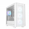 Корпус без БП  ASUS Case Micro ATX ASUS A21 PLUS TG ARGB White no PSU, Tempered Glass Side, 4 x ARGB Fans 120mm, 2 x USB 3.2 Gen1, Audio-out&Mic, BTF motherboard compatible  (carcasa/корпус) 