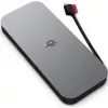 Baterie externa universala  LENOVO Lenovo Go USB-C Mobile Power Bank (10000mAh + Qi Wireless up to 15W), 2x USB-C Charging Ports, Input 27 W (9V/3A), Thunder Black, 258g. 