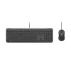 Клавиатура беспроводная  LOGITECH Logitech Signature Slim MK620 Wired Combo for Business - GRAPHITE - US INT'L - USB - N/A - INTNL-973 - USB-C 