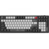 Gaming keyboard  Bloody Gaming Wireless Keyboard Bloody WS98, Mechanical, BLMS Linear SW, 98-Keys, PBT Keycaps, Quiet Typing, RGB, Rechargeable, USB+BT+2.4Ghz, EN/RU, Grey 9857902375962 