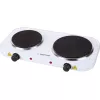 Электрическая плита  ESPERANZA Electric Hot Plate Esperanza YELLOWSTONE EKH014W White, 2500W (1x1500W, 1x1000W), 2 heating plates with a diameter of 18.8 cm and 15.5 cm, External dimensions of the oven: 48 x 23.5 x 7 cm, The length of the power cord: 0.75m, Smooth 5-step power reg 