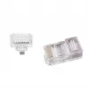 Conector RJ45  GEMBIRD RJ45 Modular Plug LC-PTU-01/50, Universal pass-through modular UTP plug 8P8C, 50 pcs/bag 