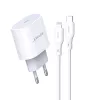 Incarcator  Jokade Jokade Wall Charger with Cable Type-C to Lightning 20W Chengyun JB010, White 