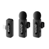 Микрофон Wireless  Boya Boya Ultracompact 2.4GHz Dual-Channel Wireless Microphone System (BY-V20 V2), Type-C Jack, Black 