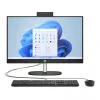 PC All-in-One  HP All-in-One PC - 23.8” HP AiO 24-cr2051ci 23.8” FHD IPS AG, Intel Core Ultra 5 225U, 16Gb (2x8Gb) DDR5, 512GB M.2 PCIe NVMe SSD, Intel Integrated Graphics, CR, FHD IR Cam, WiFi6 + BT5.2, HDMI, LAN, Wireless KB+MS 510SP, FreeDos, Jet Black. 