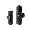 Микрофон Wireless  Boya Microphone Wireless Boya BY-V1 V2.0 Ultracompact (Lightning - 1TX+1RX), Black 