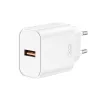 Incarcator  XO Wall Charger XO, 1USB, QC18W + cable microUSB, CE33, White 