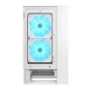 Carcasa fara PSU  Cougar Case ATX Cougar OmnyX White w/o PSU 2x160front 2x160rear PWM ARGB fans Glass: Top & Side, RGB Hub 4xUSB3.0 2xUSB-C21x2.5" 2x3.5" RGB Button, White 