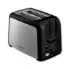 Тостер  Heinner Тостер Heinner HTP-700BKSS 750 Вт | функции разморозки | подогрев | отмена | 7 уровней поджаривания, функция самоцентрирования | ручка, не нагревающаяся Нерж. 