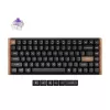 Клавиатура  Keychron Keychron K2 HE QMK Wireless Magnetic Switch Custom Keyboard Russian Layout (K2H-F1-RU), SE Aluminum+Wood Frame, 75% layout, RGB Backlight, Gateron Double-Rail Magnetic Nebula Switch, Hot-Swap, 2.4GHz&Bluetooth, USB Type-C, gamer (tastatura/клавиатура 
