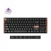 Клавиатура  Keychron Keychron K8 HE QMK Wireless Magnetic Switch Custom Keyboard (K8H-F1), Special Edition Aluminum + Wood Frame, 80% TKL layout, RGB Backlight, Gateron Double-Rail Magnetic Nebula Switch, Hot-Swap, 2.4GHz&Bluetooth, USB Type-C, gamer (tastatura/клавиатур 