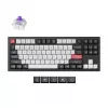 Gaming keyboard  Keychron Keychron Q3 HE QMK Wireless Custom Full-Metal Mechanical Keyboard (Q3H-M1), Carbon Black, 80% TKL layout, Knob, RGB Backlight, Gateron Double-Rail Magnetic Nebula Switch, Hot-Swap, 2.4GHz&Bluetooth, USB Type-C, gamer (tastatura/клавиатура) 