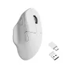 Mouse wireless  Keychron Keychron M7 Wireless Mouse, DPI Range 100-26000, 650 IPS, Polling Rate 1000 Hz (2.4 GHz/Bluetooth/Wired mode), Battery 600 mAh, USB Type-C, White (mouse/мышь) 