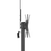 Suport perete  REFLECTA Display/TV Mobile Stand 70PBVC-6040T black; 2 Shelves; 37-70";TV 70kg; Shelves each 5kg;+5°/-12° tilt.;Height Adjustm. by Crank 