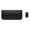 Kit (keyboard+mouse)  HP Wireless Keyboard & Mouse HP 580C, Multi-device; Palm rest, 4000dpi, 5 (4 prog) buttons, 2.4GHz/BT, 1xAA/2xAAA, EN/RU, Black 