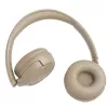 Casti cu fir si microfon  JBL Headphones Bluetooth JBL T530BT, Beige, On-ear 