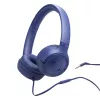 Casti cu fir si microfon  JBL Headphones JBL T530 Blue, On-ear 