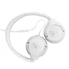 Casti cu fir si microfon  JBL Headphones JBL T530C White, USB-C, On-ear 